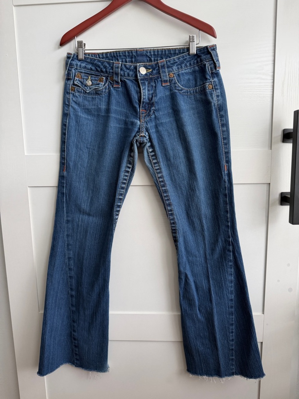 True Religion Joey Blue Women's Jeans -  Flare Bell Bottom